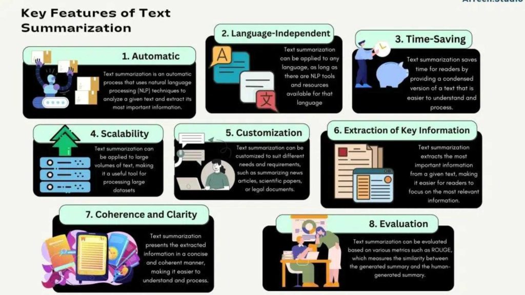 Key Features of Summarization